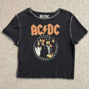 AC/DC Charcoal Graphic Tee